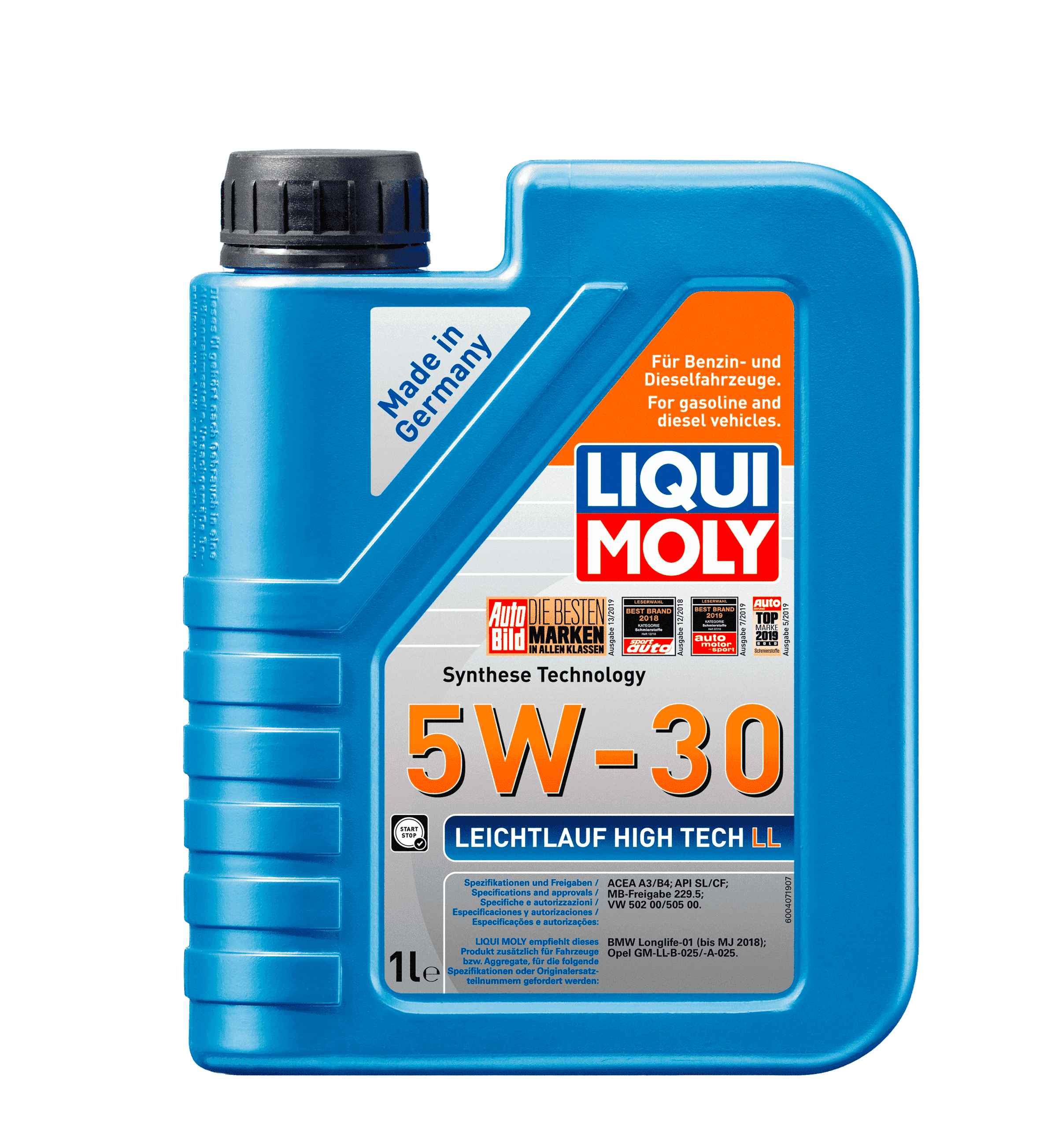 Моторное масло Liqui Moly Leichtlauf High Tech LL 5W-30, 1л